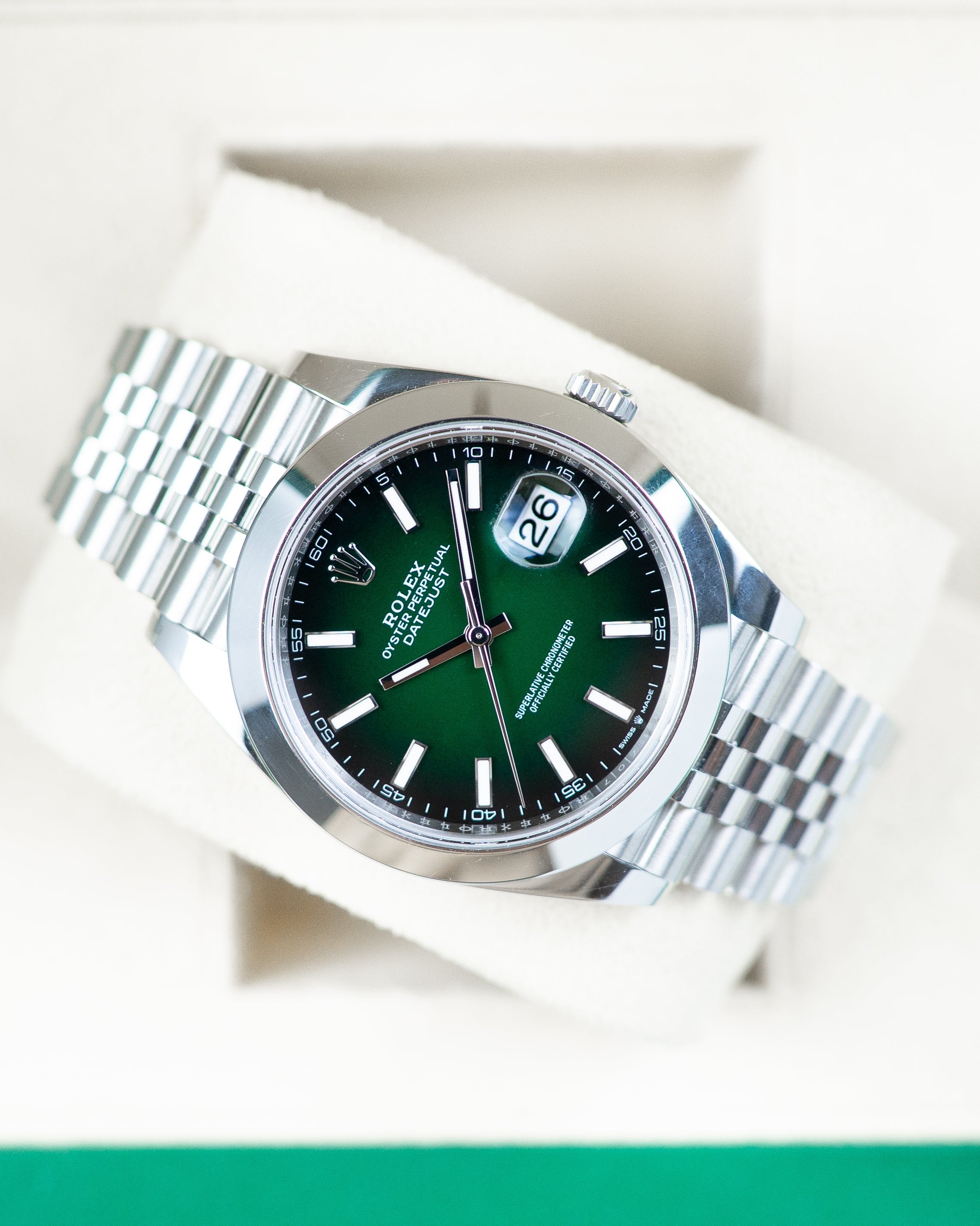 Rolex Datejust Green Ombre Dial 41MM (New Release)