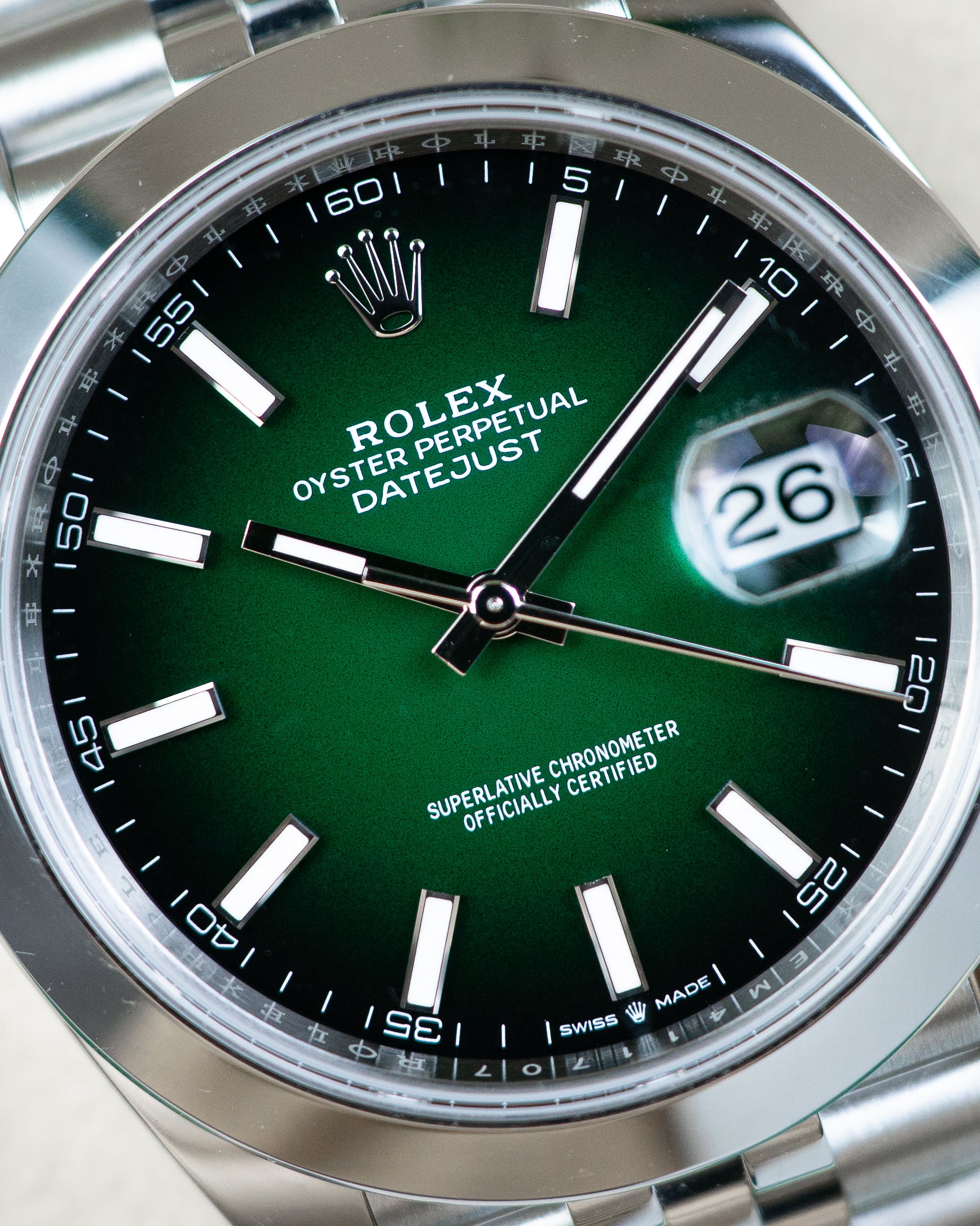 Rolex Datejust Green Ombre Dial 41MM (New Release)