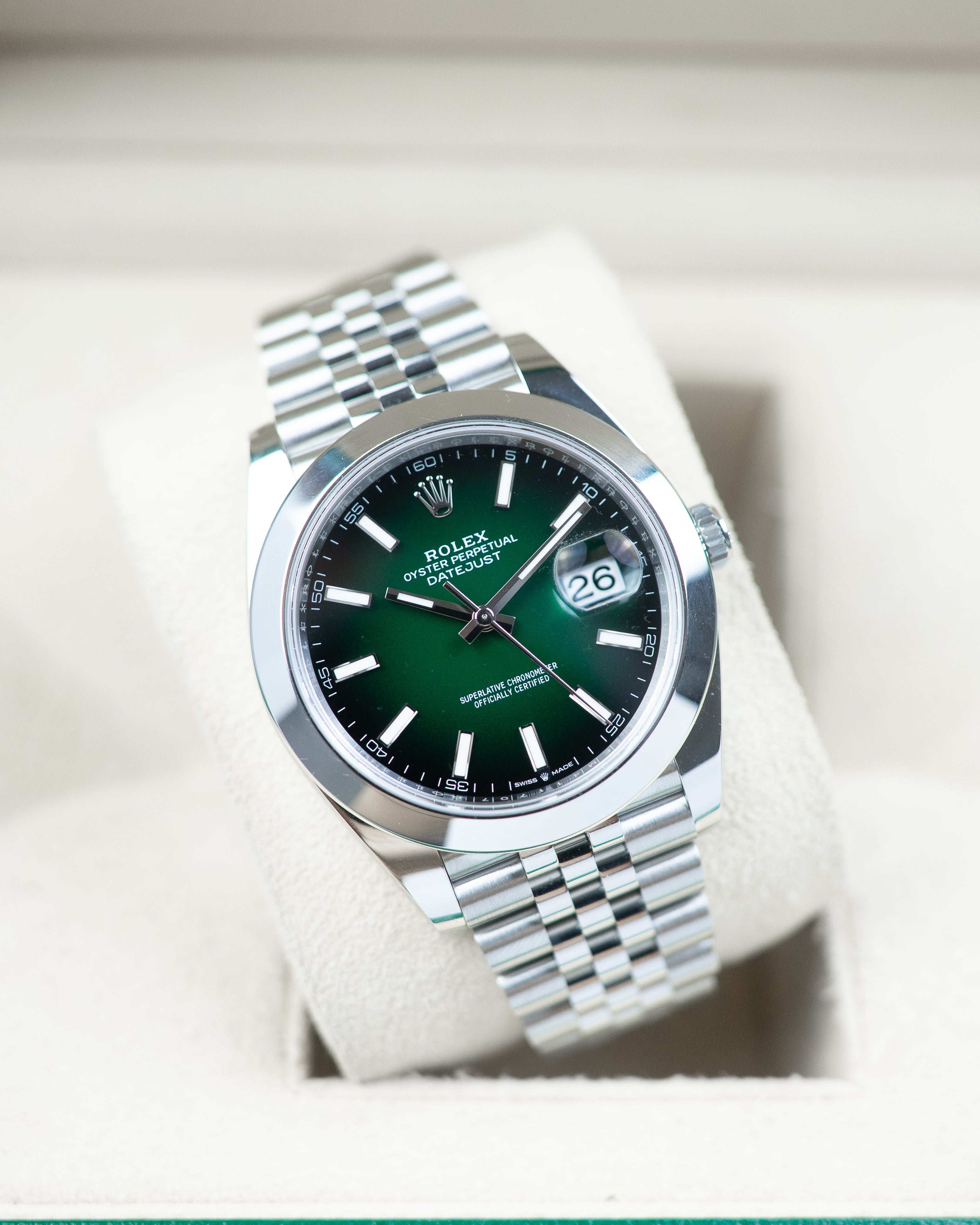 Rolex Datejust Green Ombre Dial 41MM (New Release)