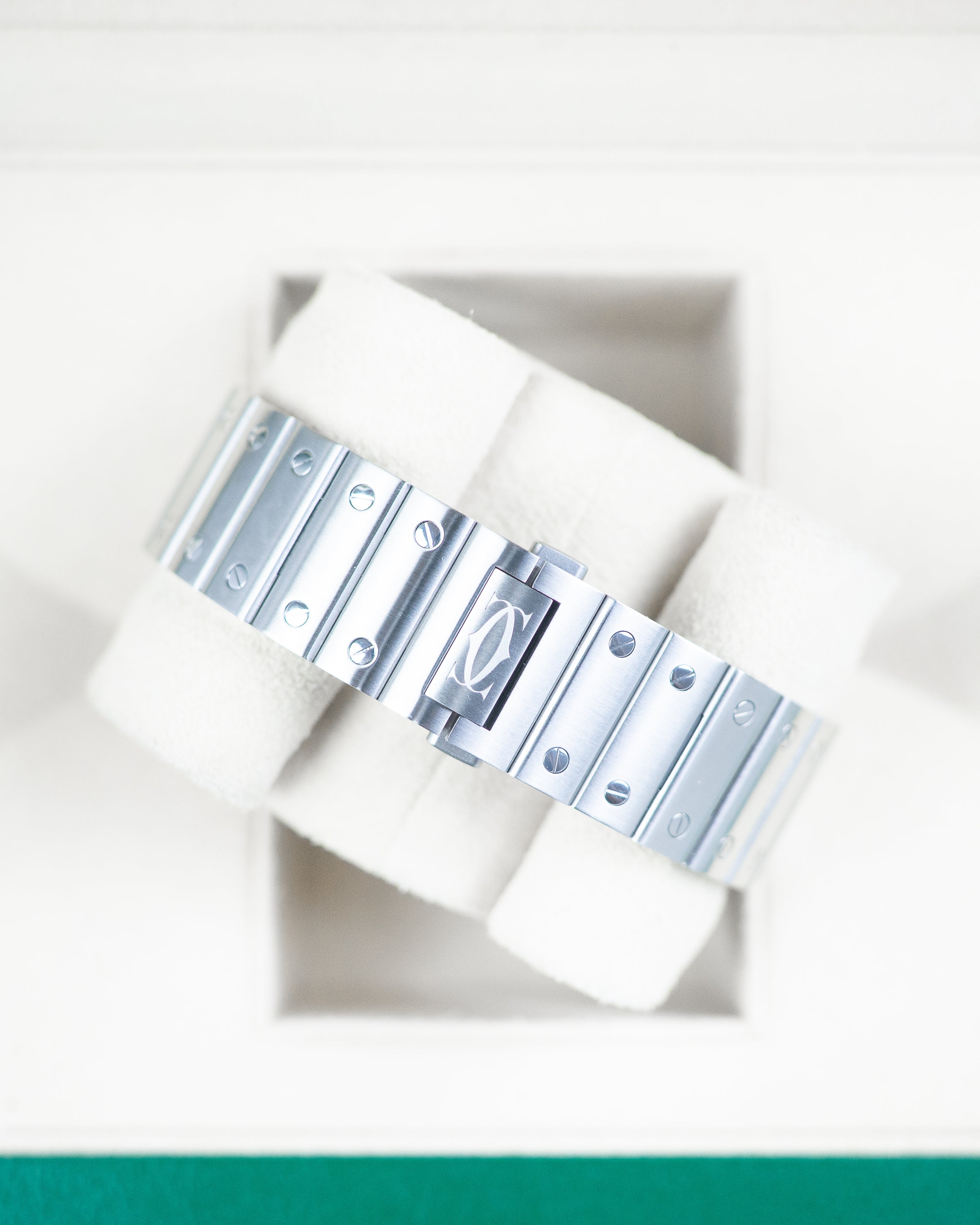 Cartier Santos Dual Time Grey Dial