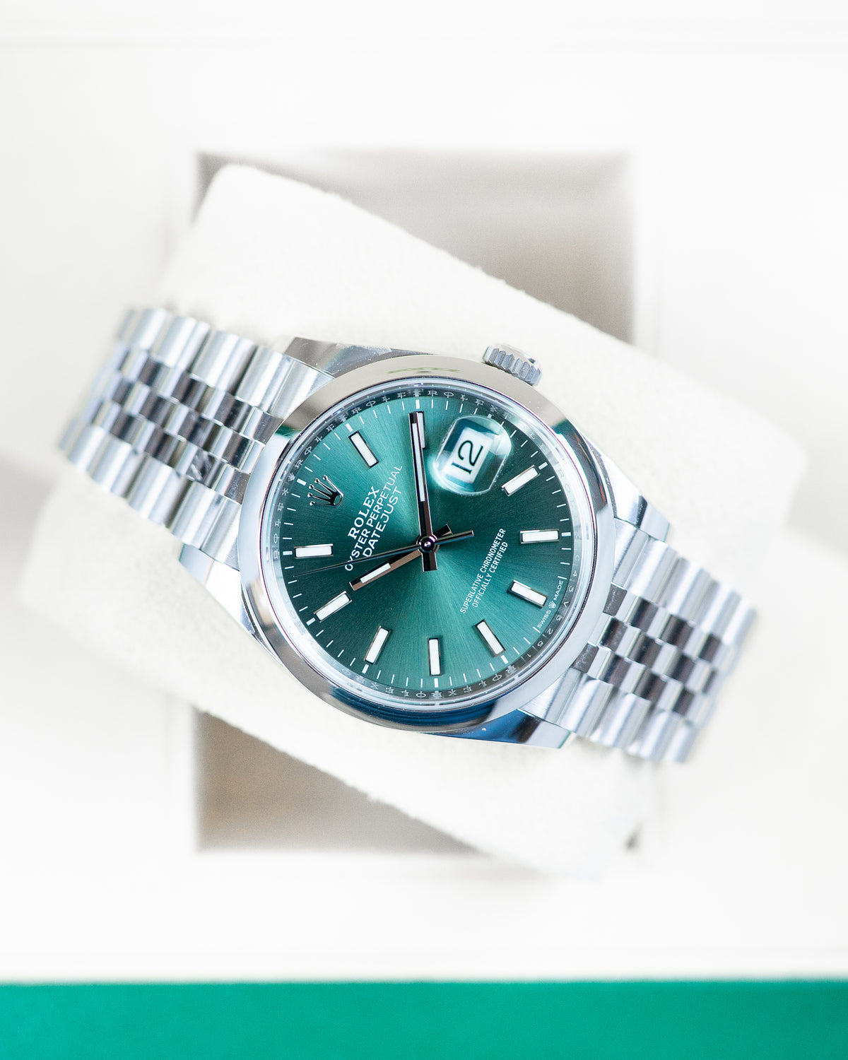 Rolex Datejust 36 Mint Green Dial