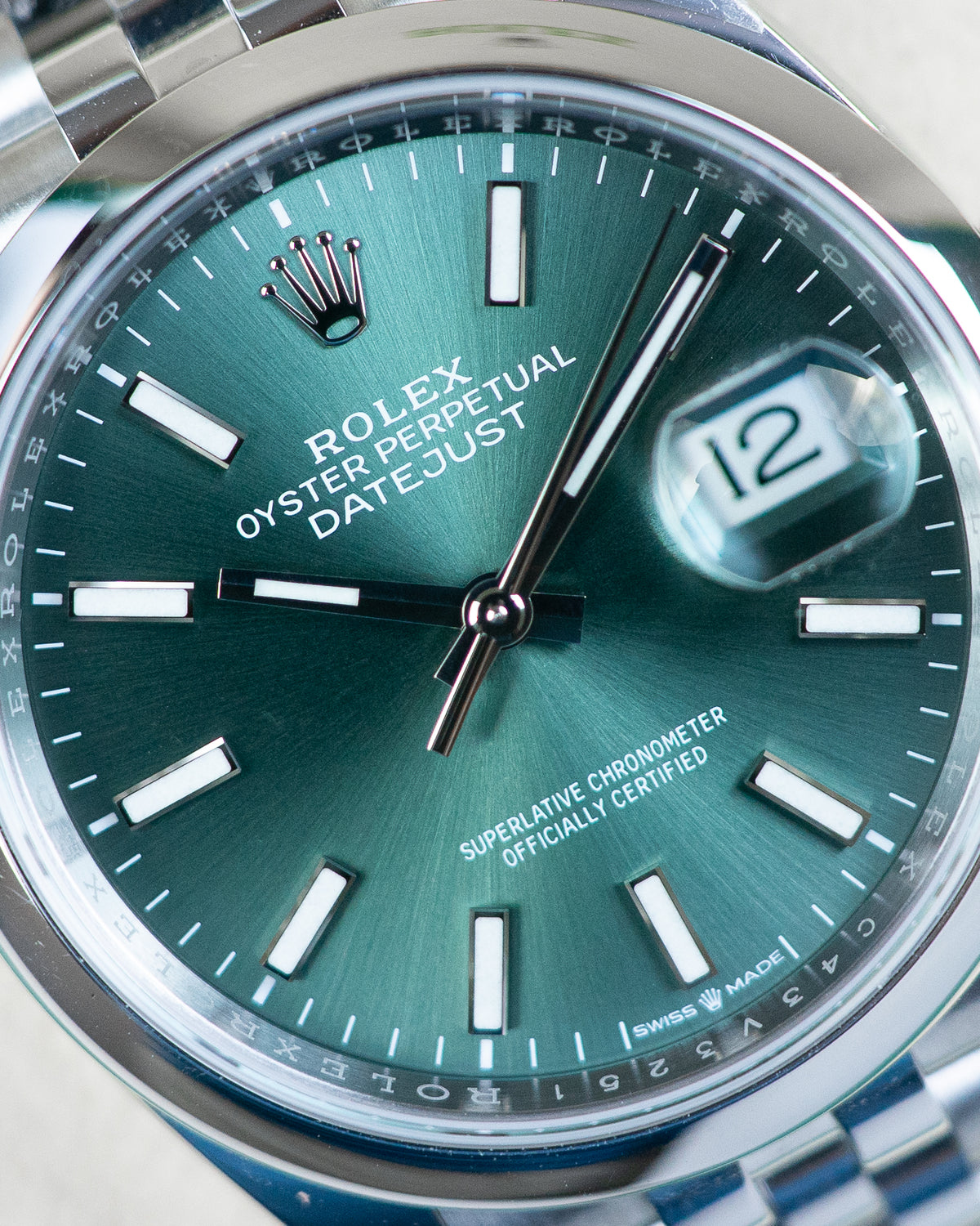 Rolex Datejust 36 Mint Green Dial