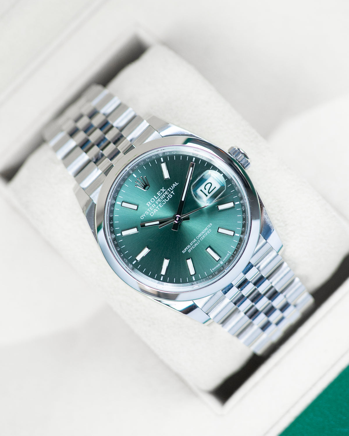 Rolex Datejust 36 Mint Green Dial