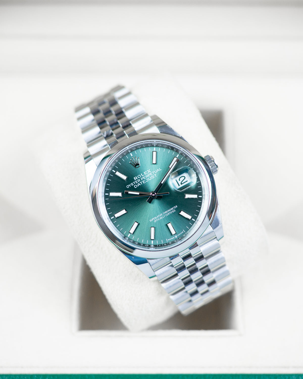Rolex Datejust 36 Mint Green Dial