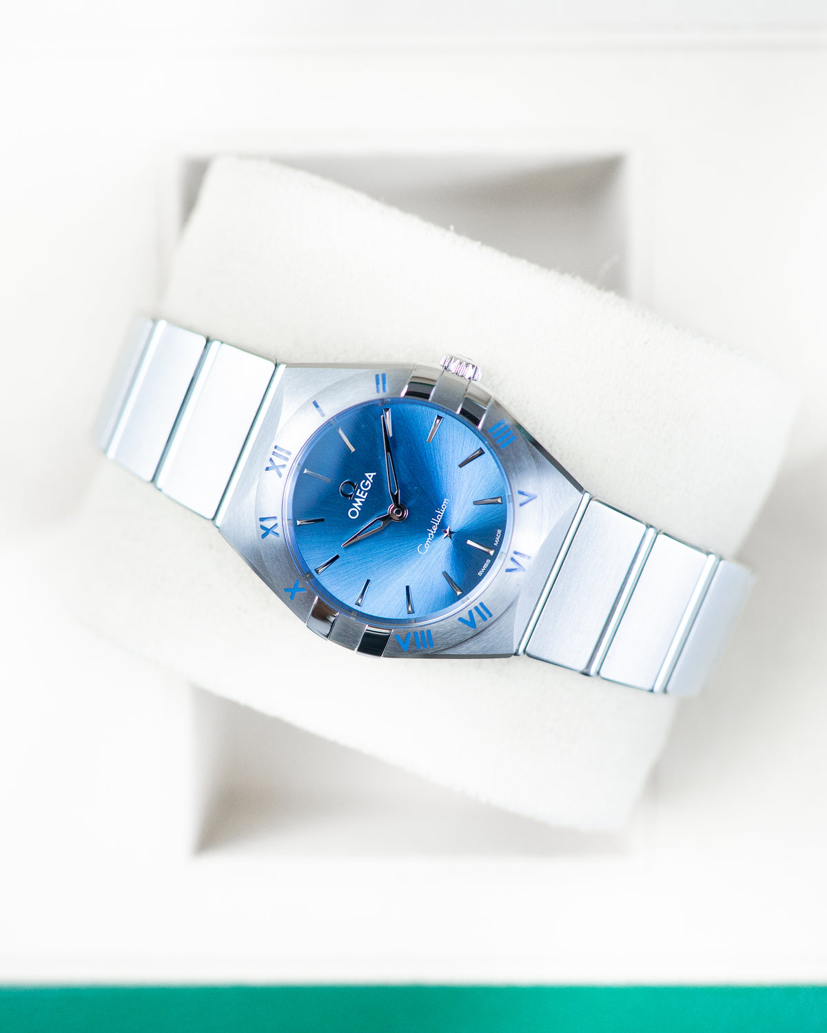 Omega Ladies Constellation 28 Blue Dial