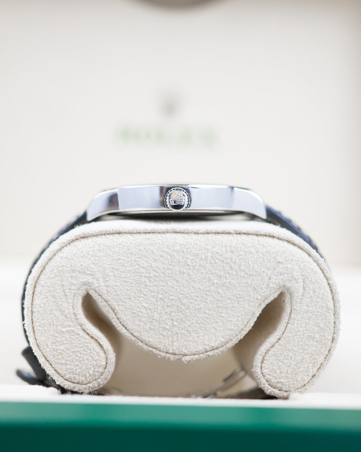 Rolex Cellini 950Pt Platinum Black Dial