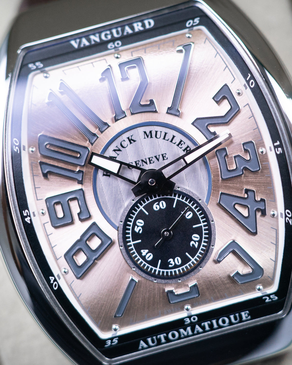 Franck Muller Vanguard Slim Vintage Salmon Dial