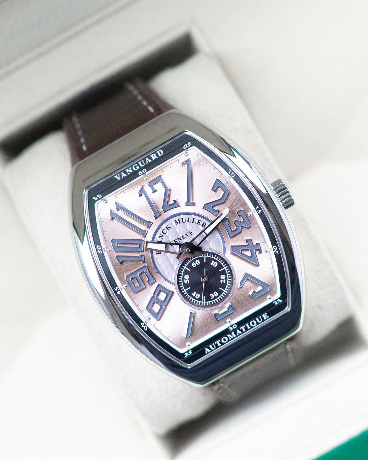 Franck Muller Vanguard Slim Vintage Salmon Dial