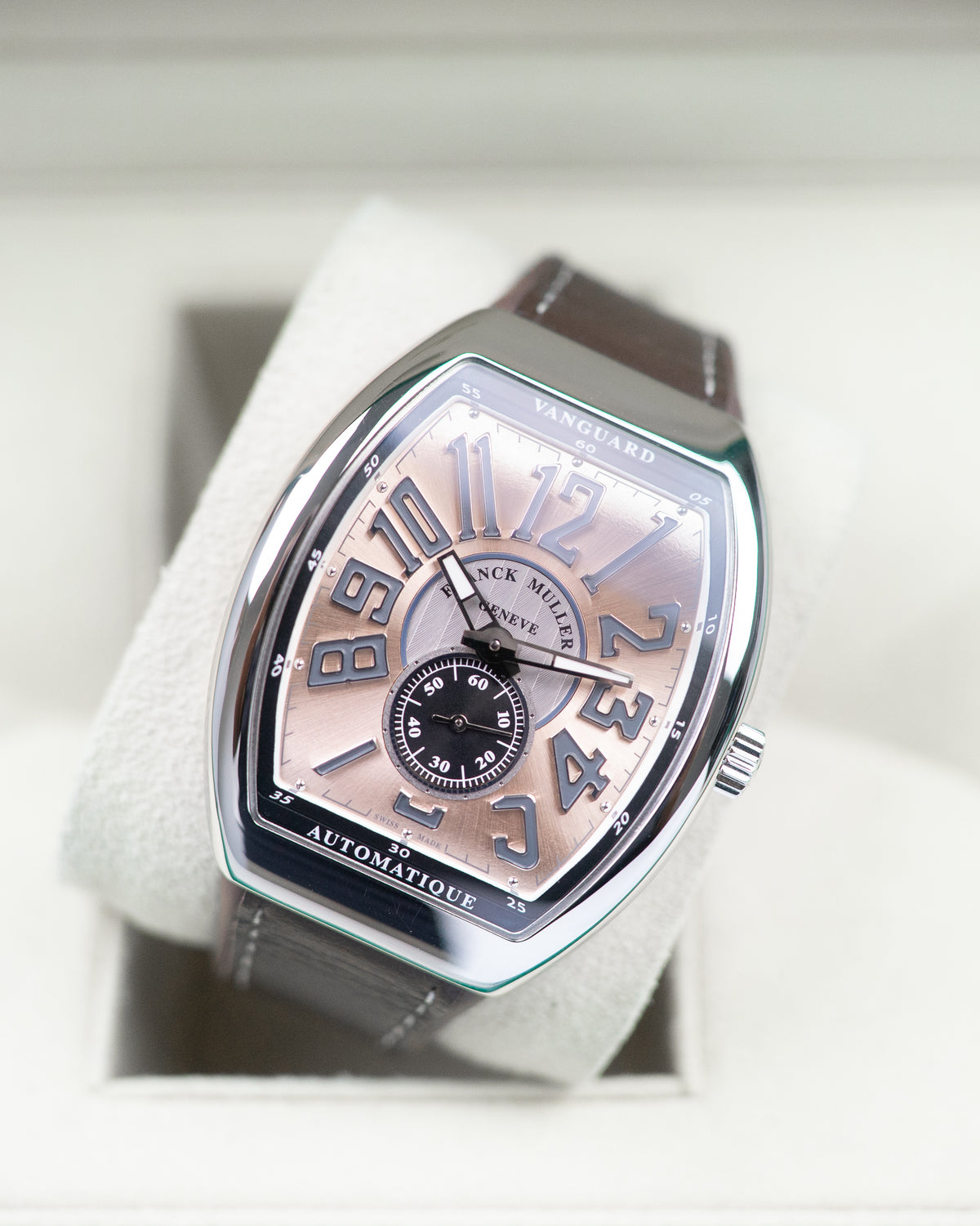 Franck Muller Vanguard Slim Vintage Salmon Dial