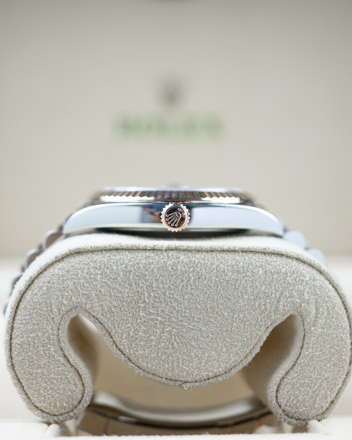 Rolex DateJust Two-Tone Rose Gold Chocolate Diamond Dial