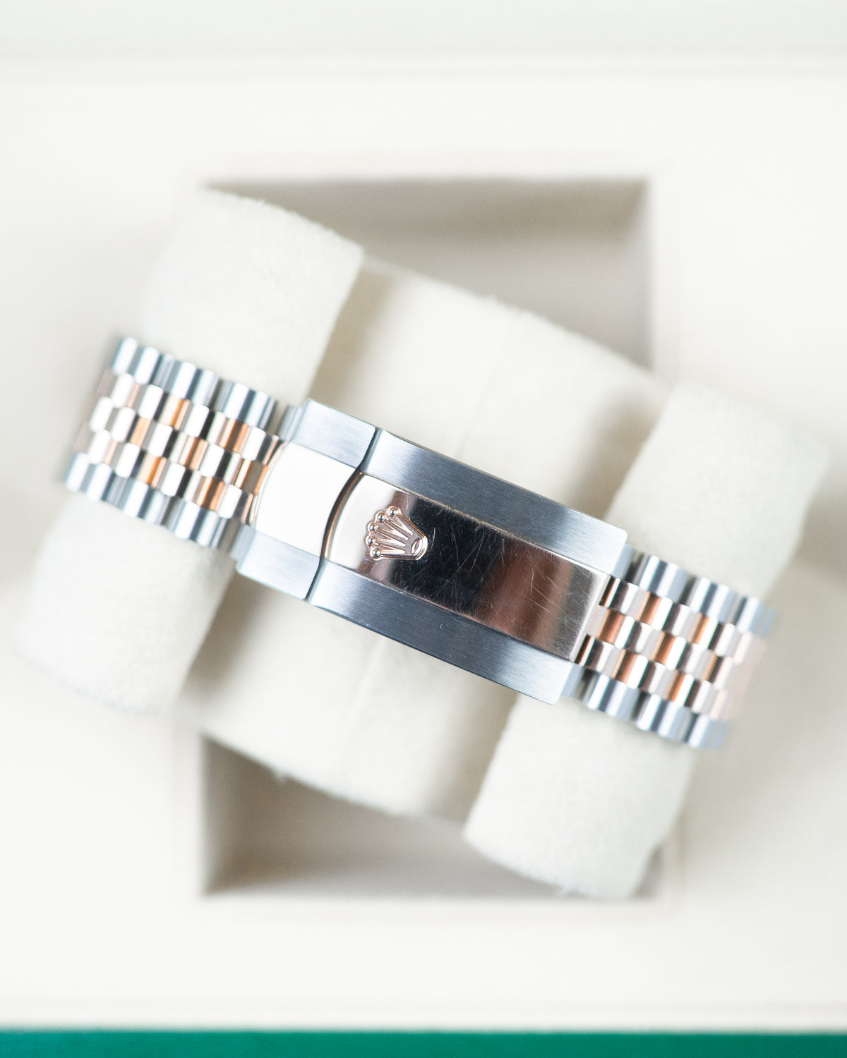 Rolex DateJust Two-Tone Rose Gold Chocolate Diamond Dial