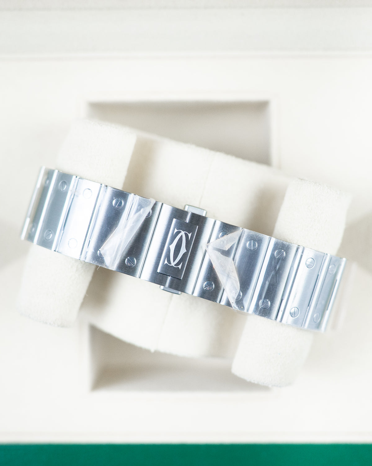 Cartier Santos Large White Dial