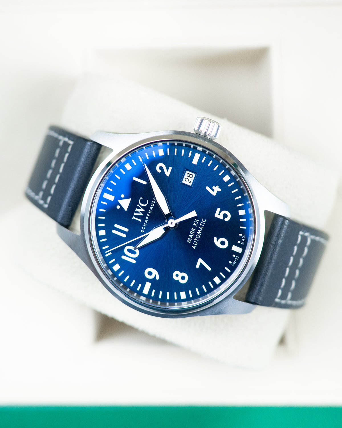 IWC Pilot Mark 40 Mark XX Steel Blue Dial