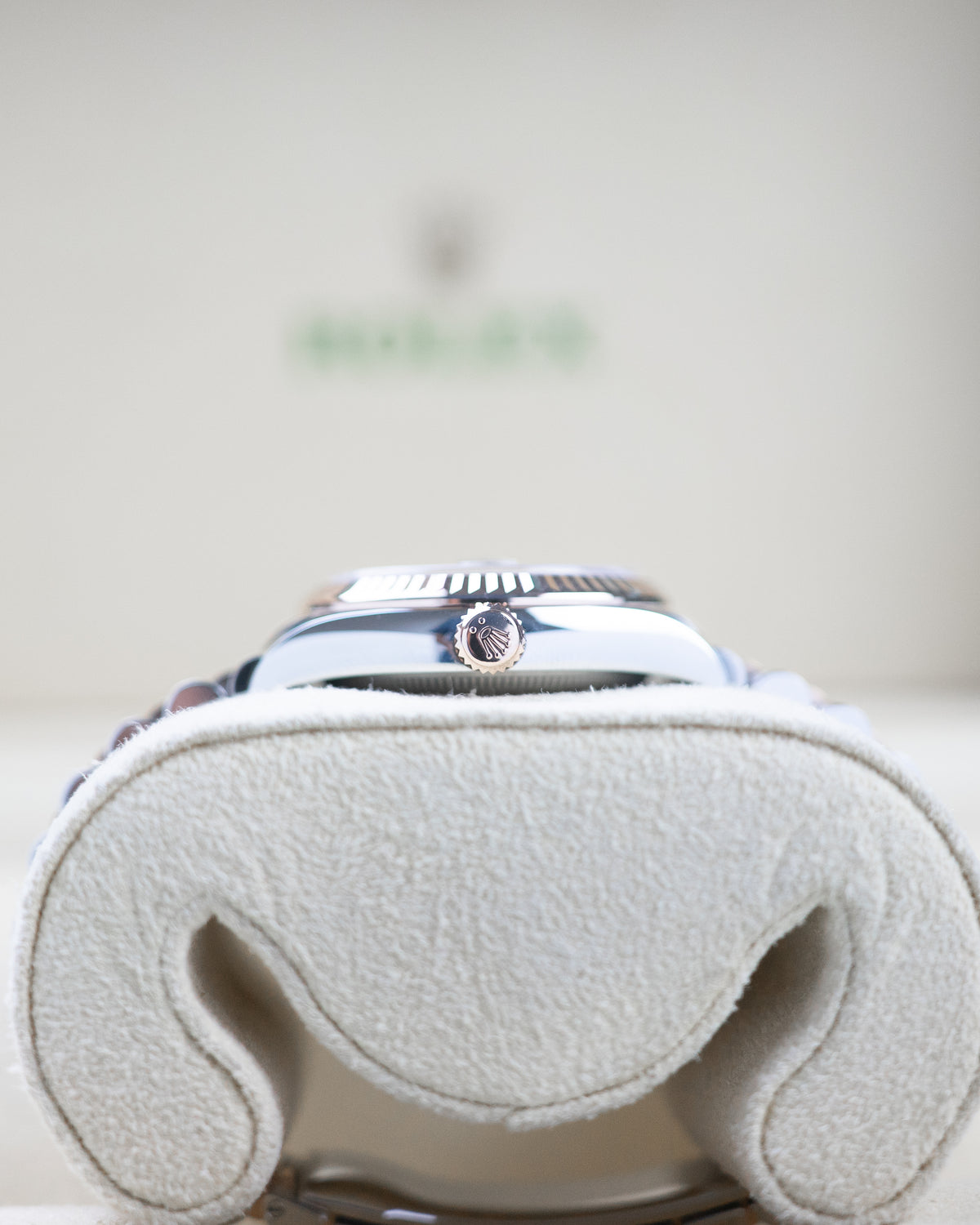 Rolex Ladies Datejust 31 Two Tone Rose Gold Grey Dial