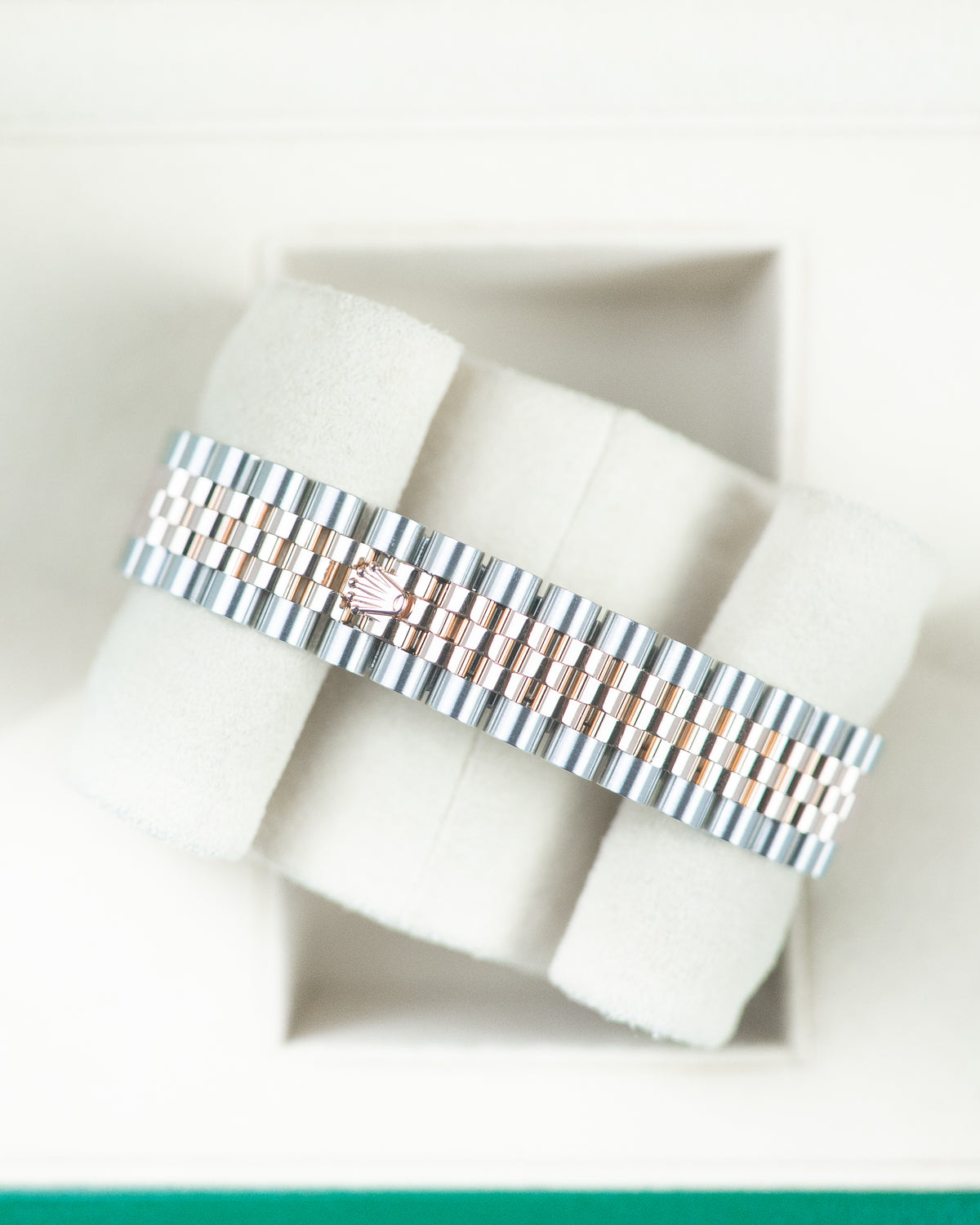Rolex Ladies Datejust 31 Two Tone Rose Gold Grey Dial