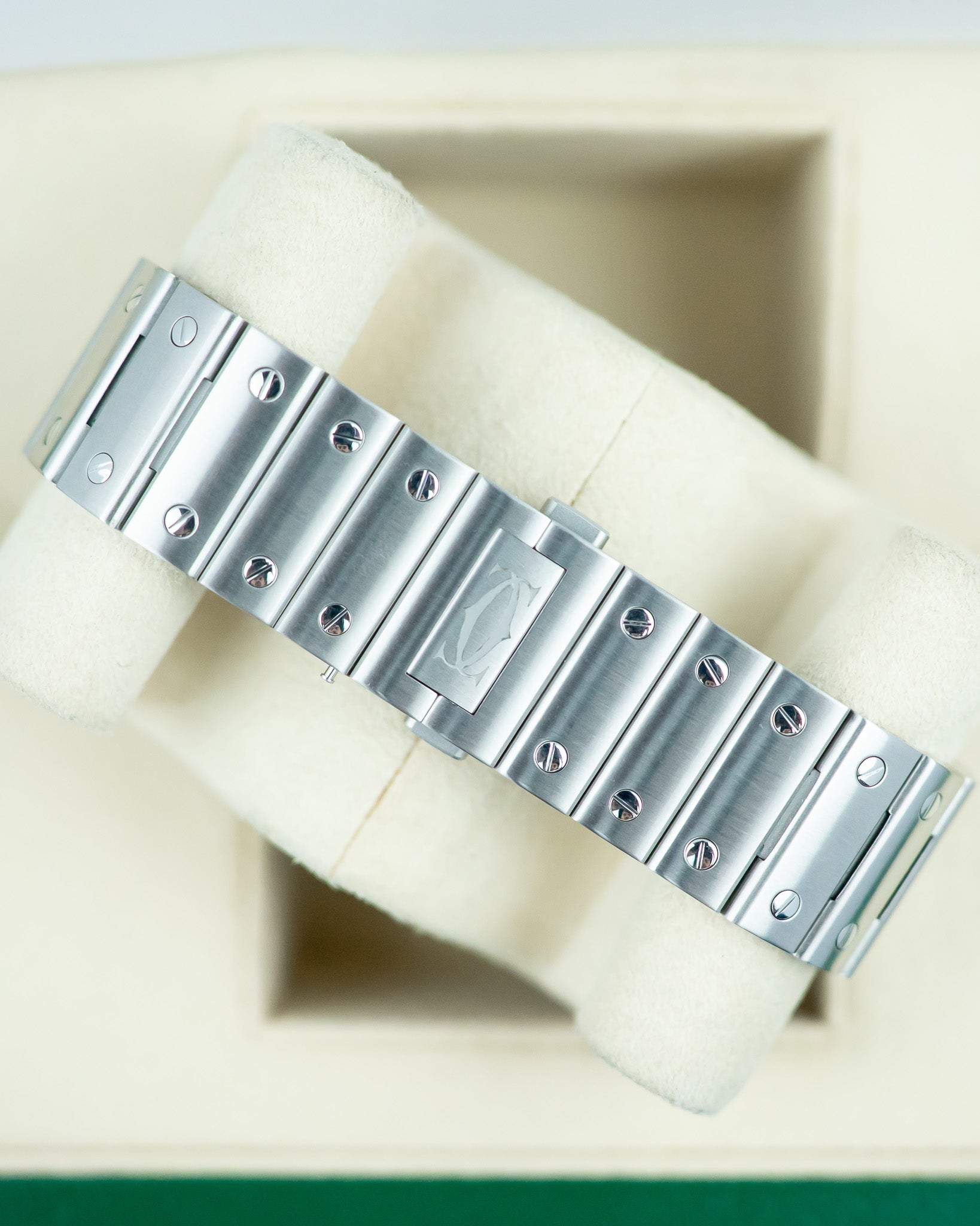 Cartier Santos Large Blue Dial