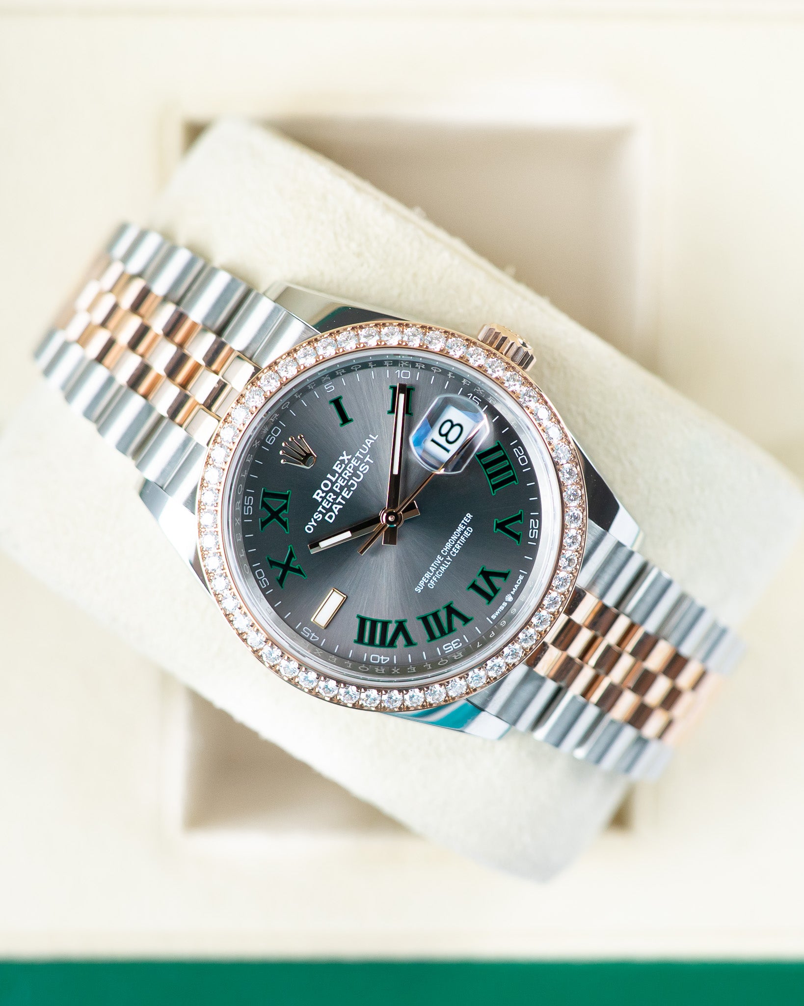 Rolex Ladies Datejust Wimbledon RBR
