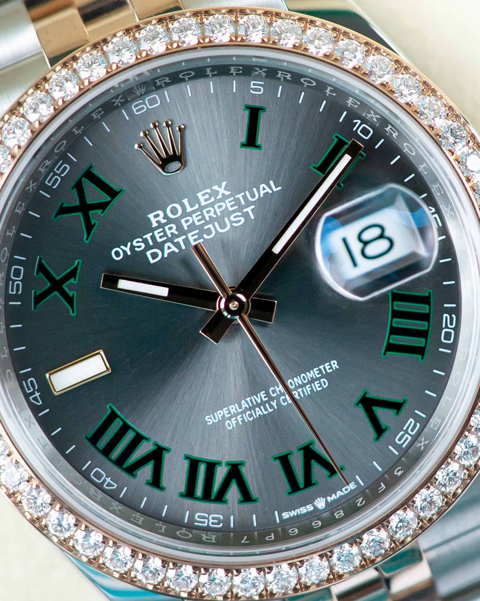 Rolex Ladies Datejust Wimbledon RBR