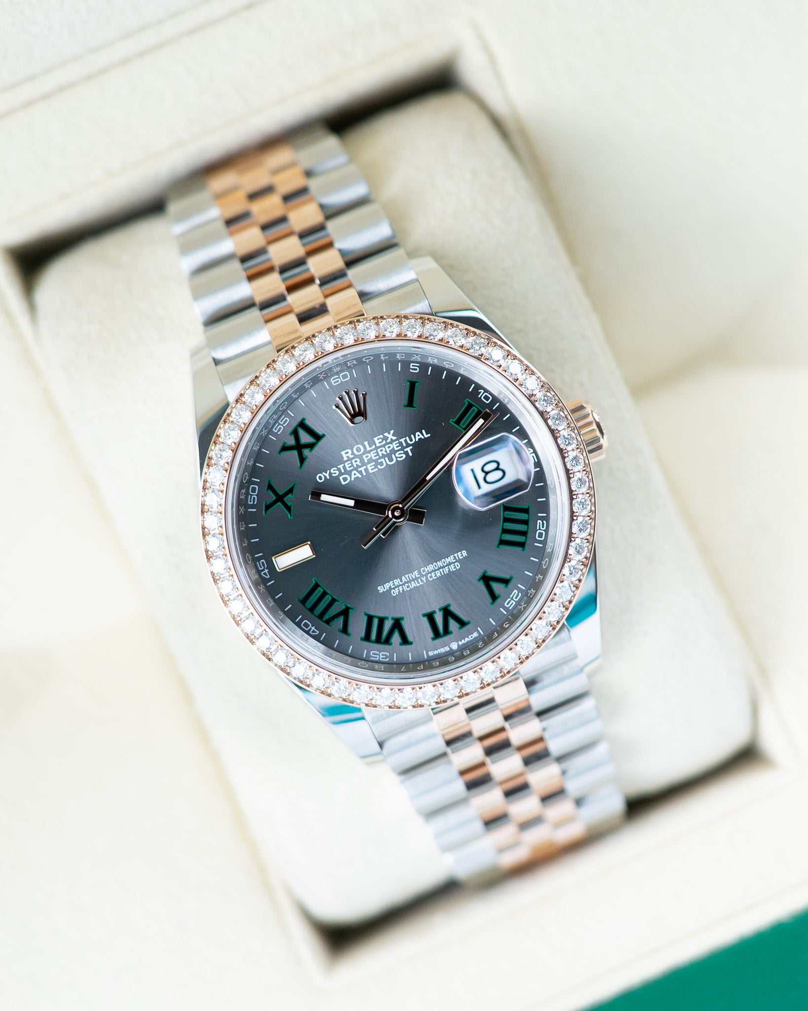 Rolex Ladies Datejust Wimbledon RBR