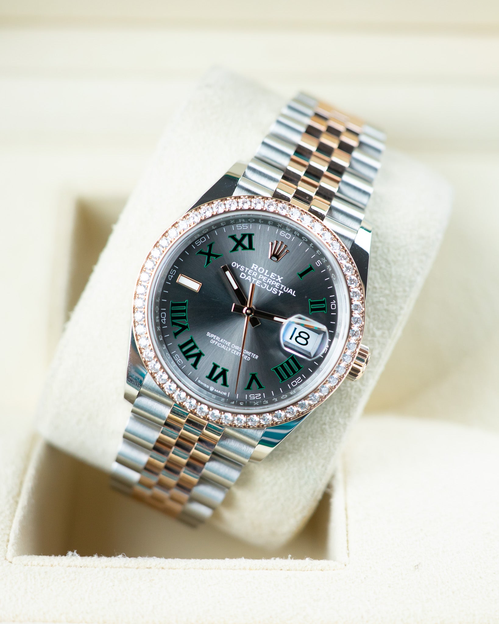 Rolex Ladies Datejust Wimbledon RBR