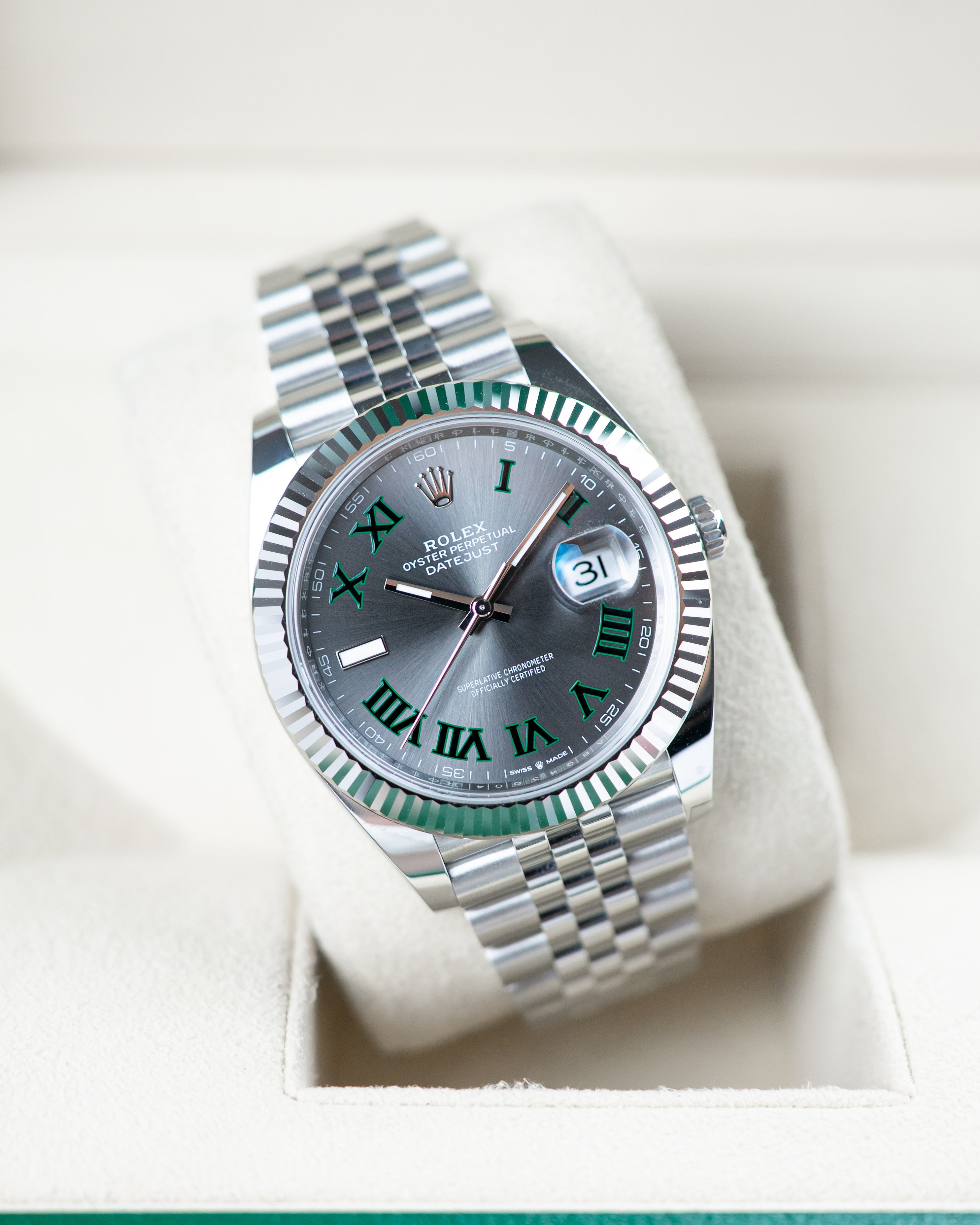 Rolex Datejust 41 Wimbledon Dial
