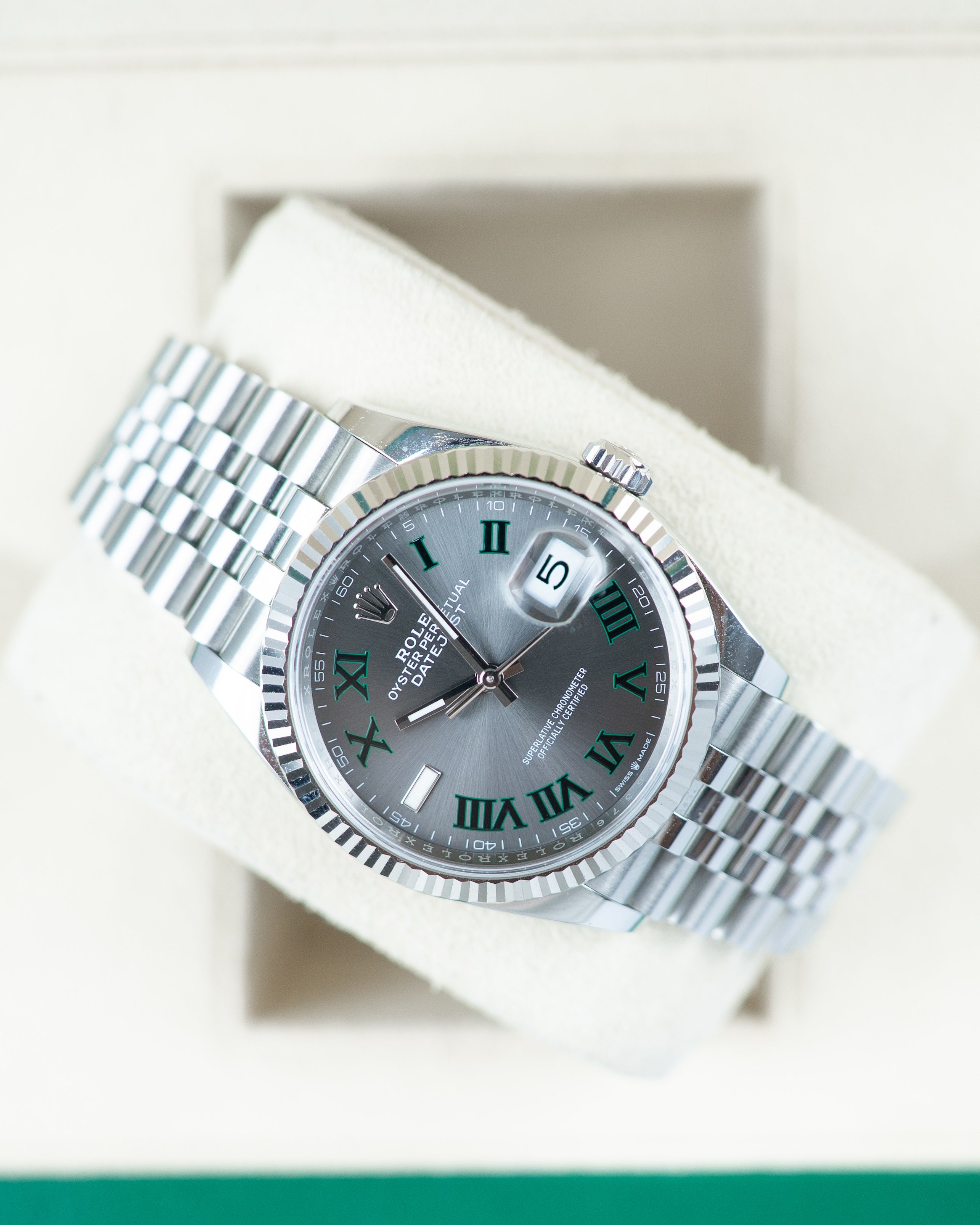Rolex Datejust 41 Wimbledon Dial