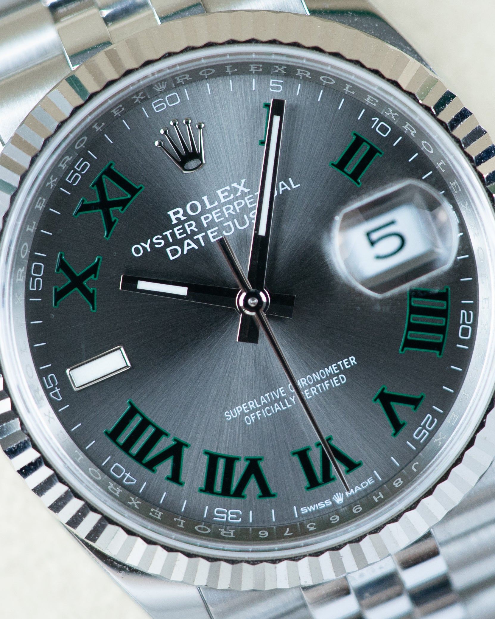 Rolex Datejust 41 Wimbledon Dial