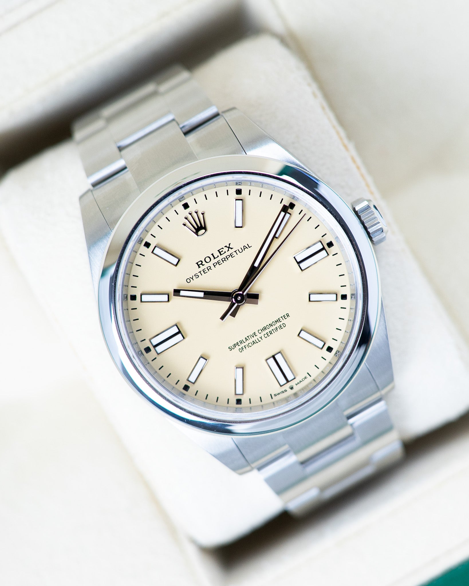 Rolex Oyster Perpetual Beige