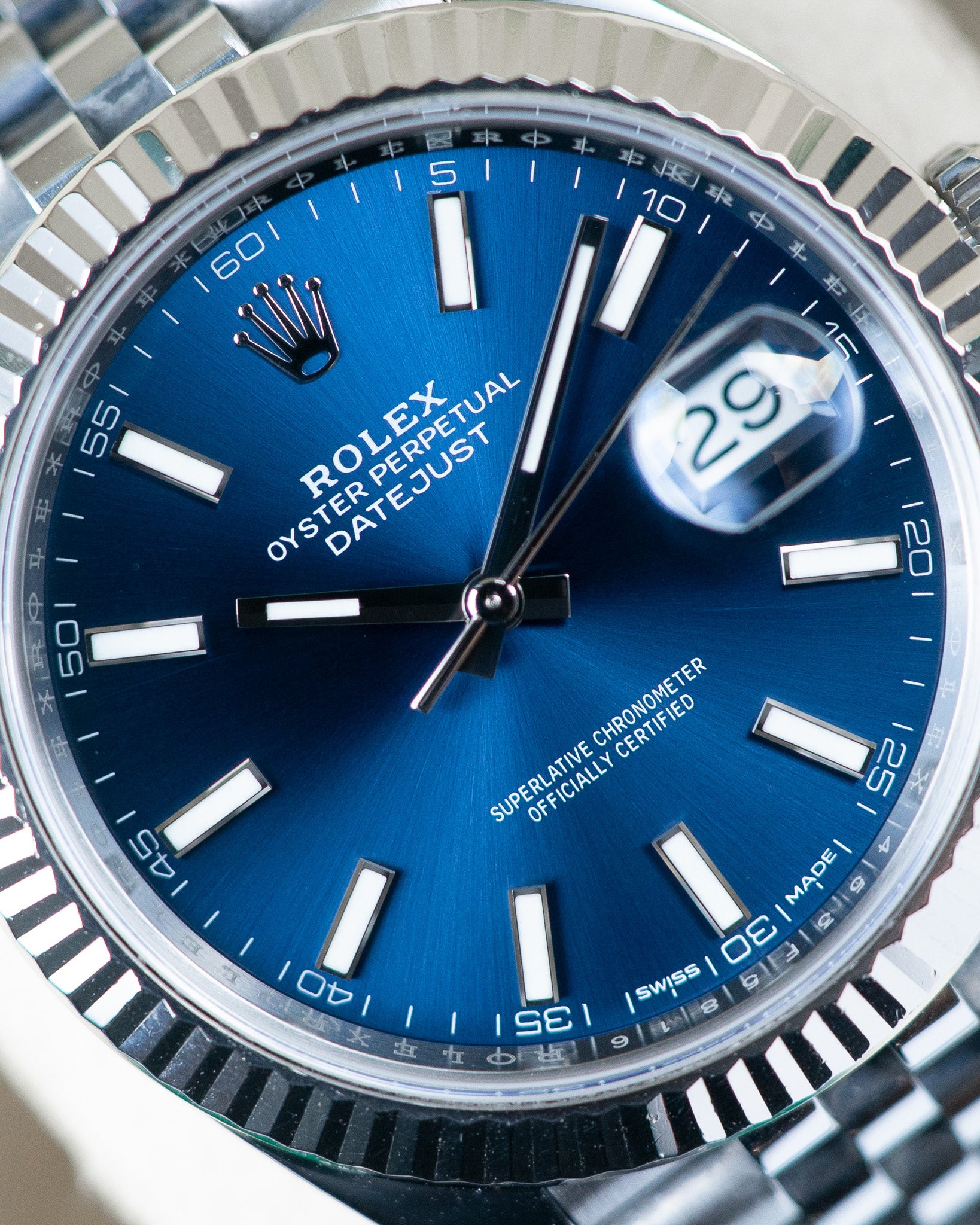 Rolex Datejust Blue Dial 41MM