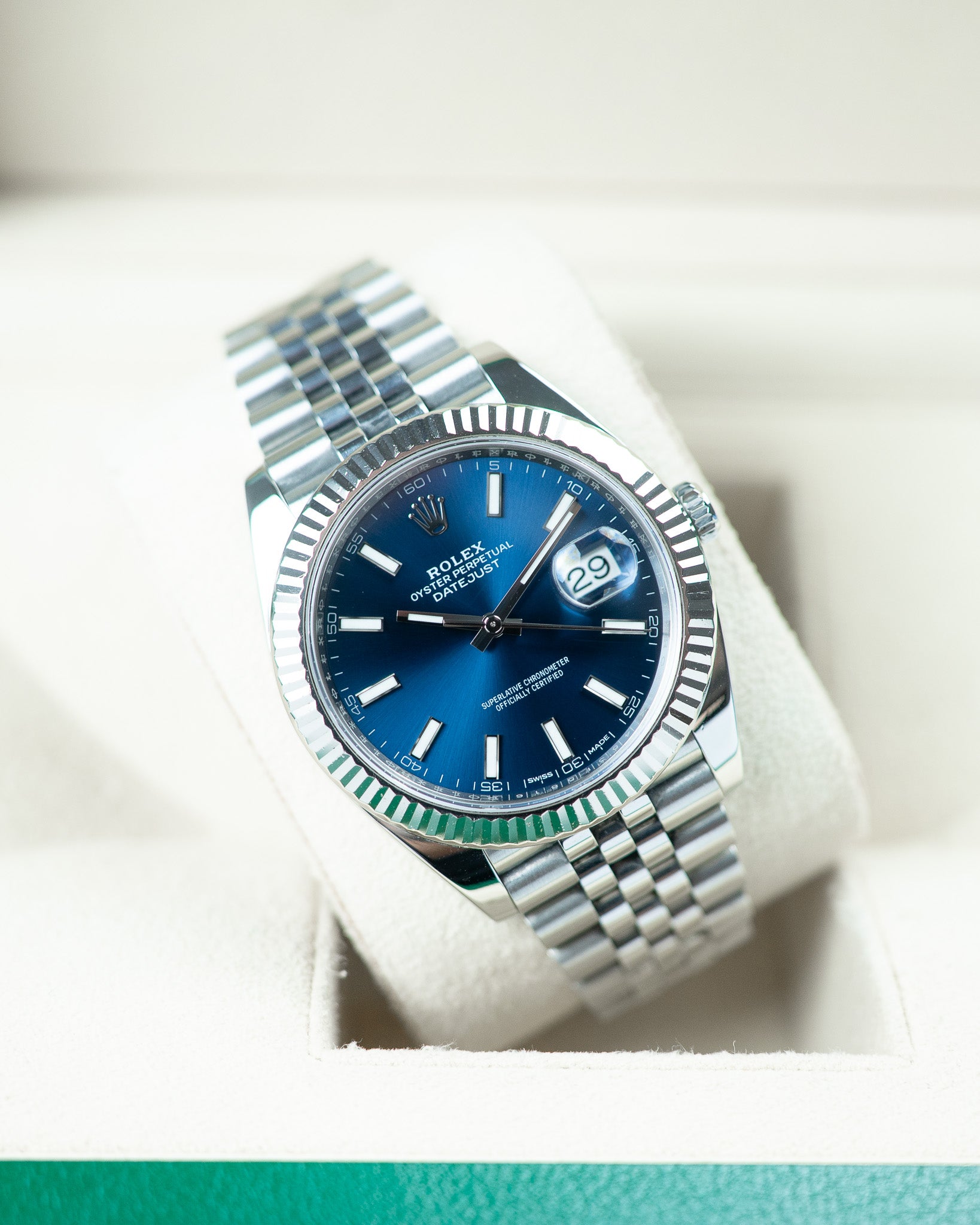 Rolex Datejust Blue Dial 41MM