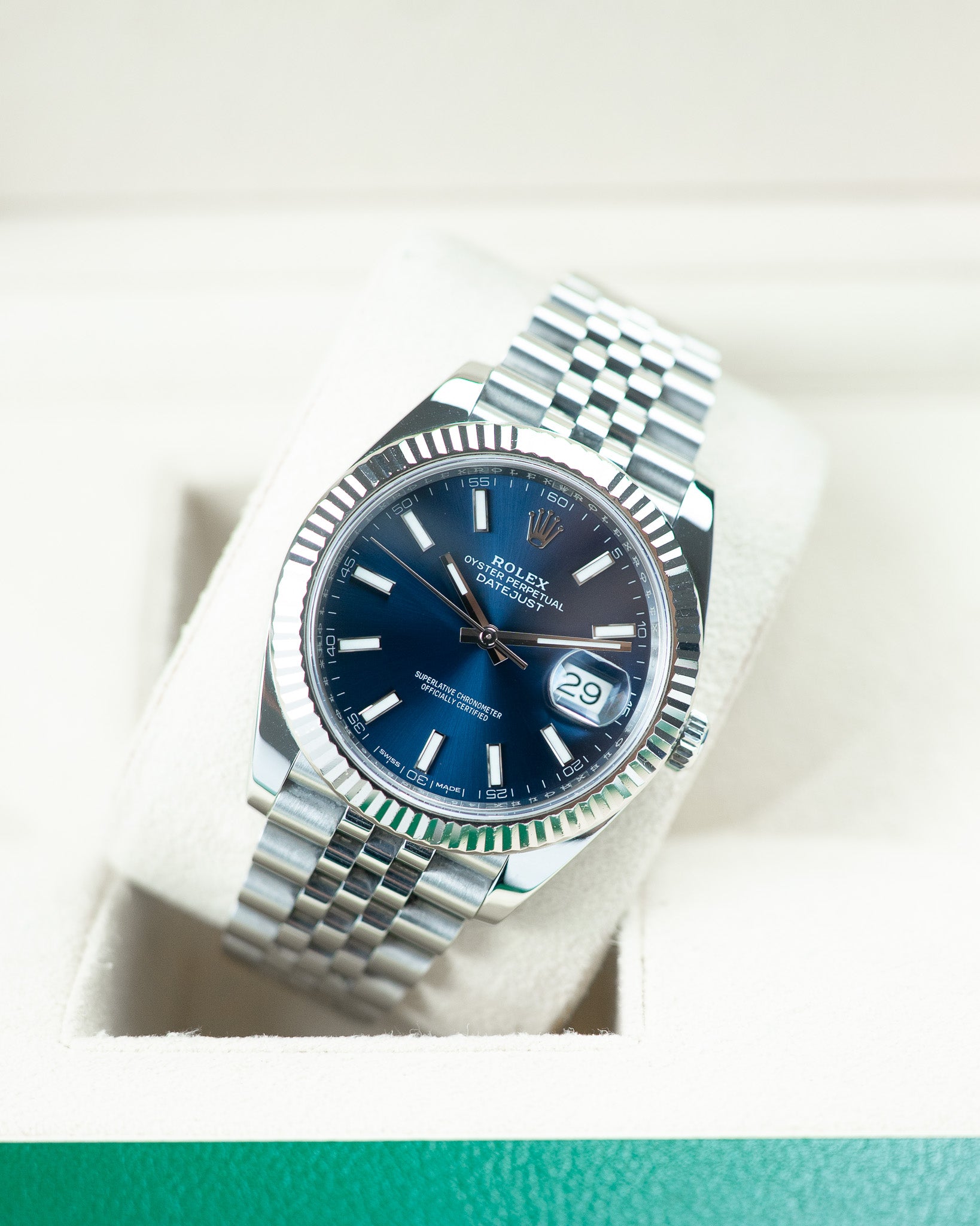 Rolex Datejust Blue Dial 41MM