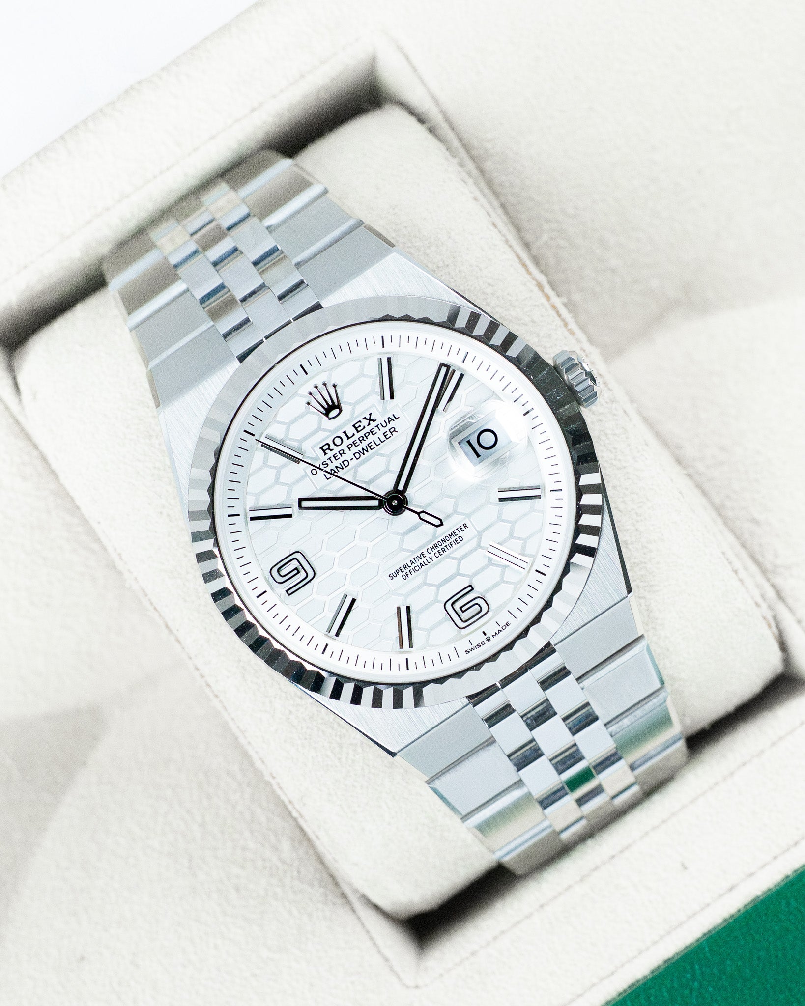 Rolex Land Dweller White