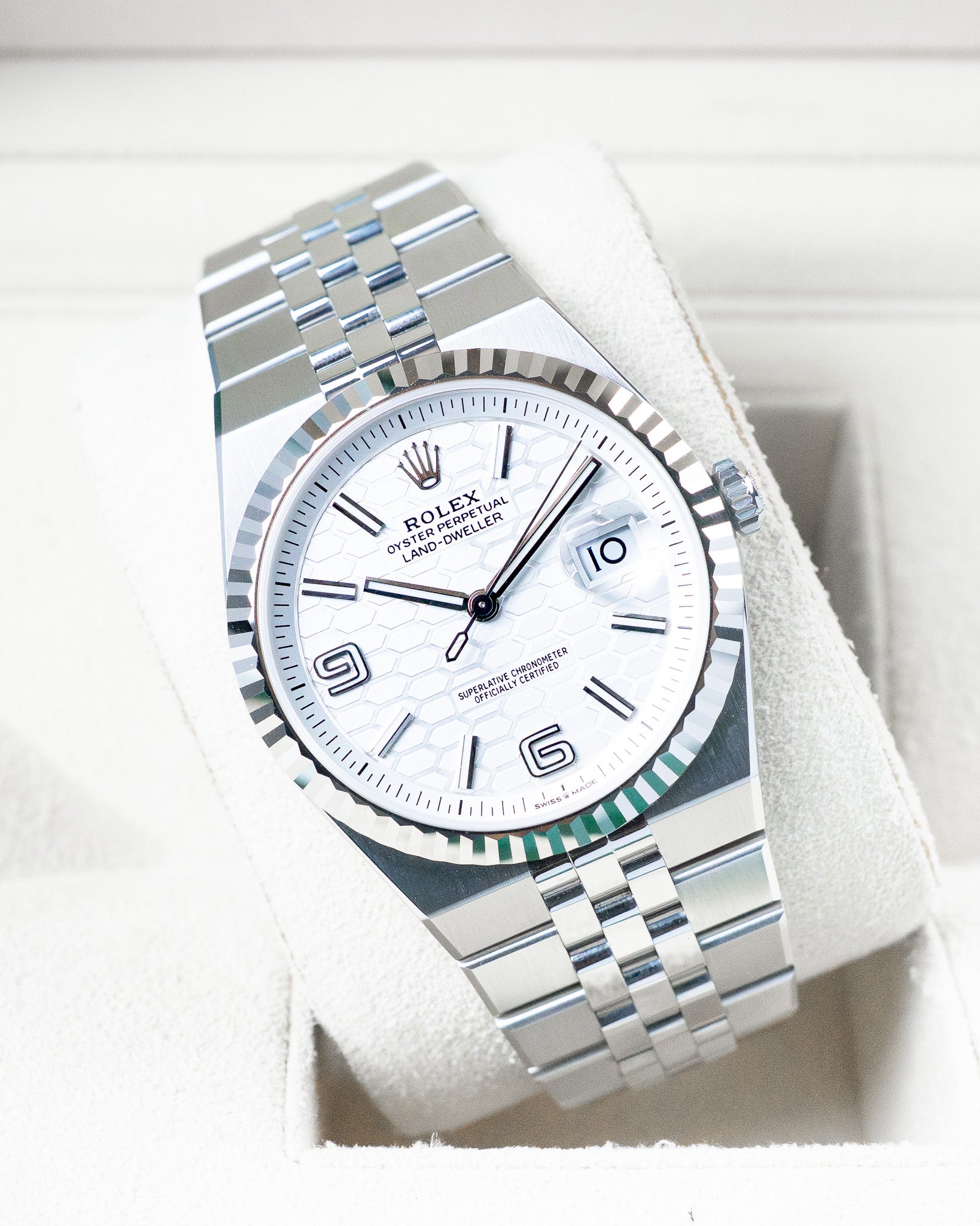 Rolex Land Dweller White