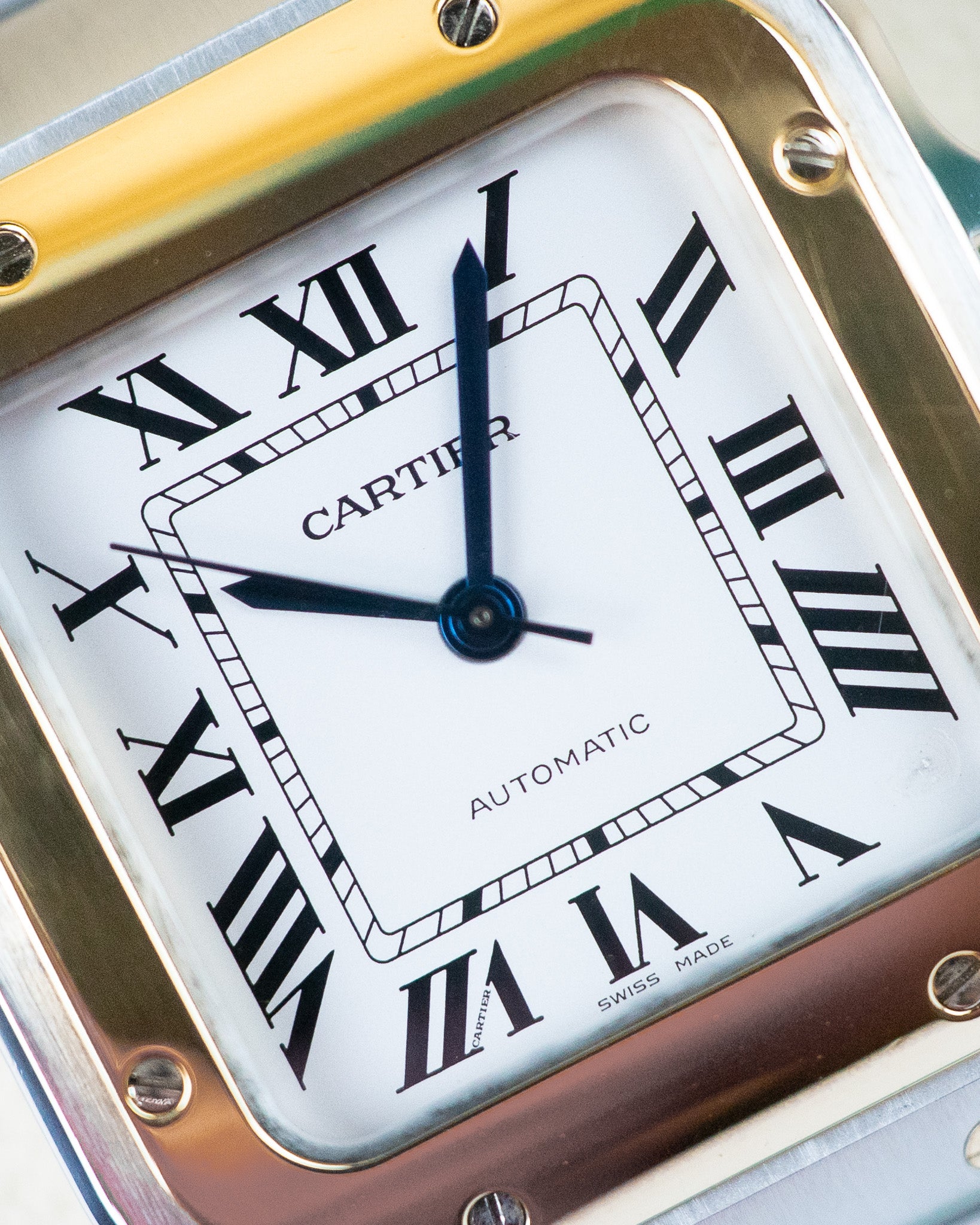 Cartier Santos Medium Two-Tone Yellow Gold