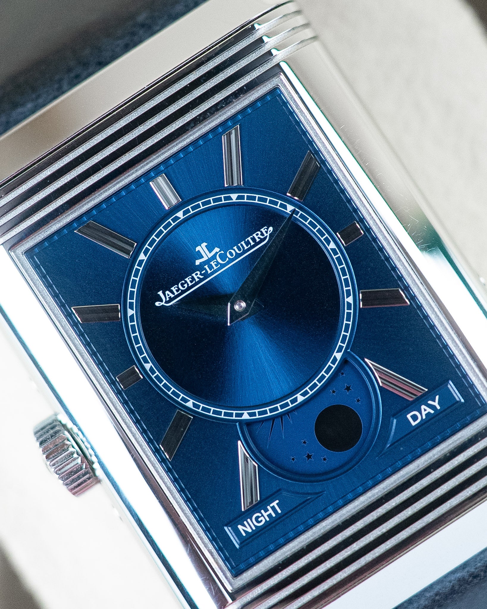 Jaegar-LeCoultre Reverseo Tribute Duo-face Annual Calendar Moonphase