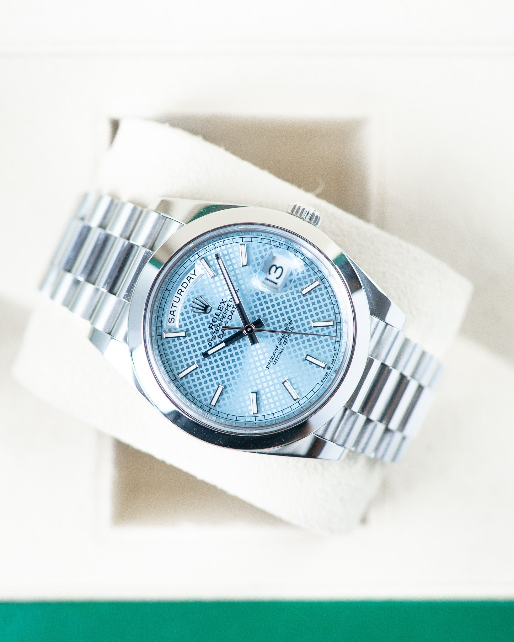 Rolex Day-Date Ice blue Dial