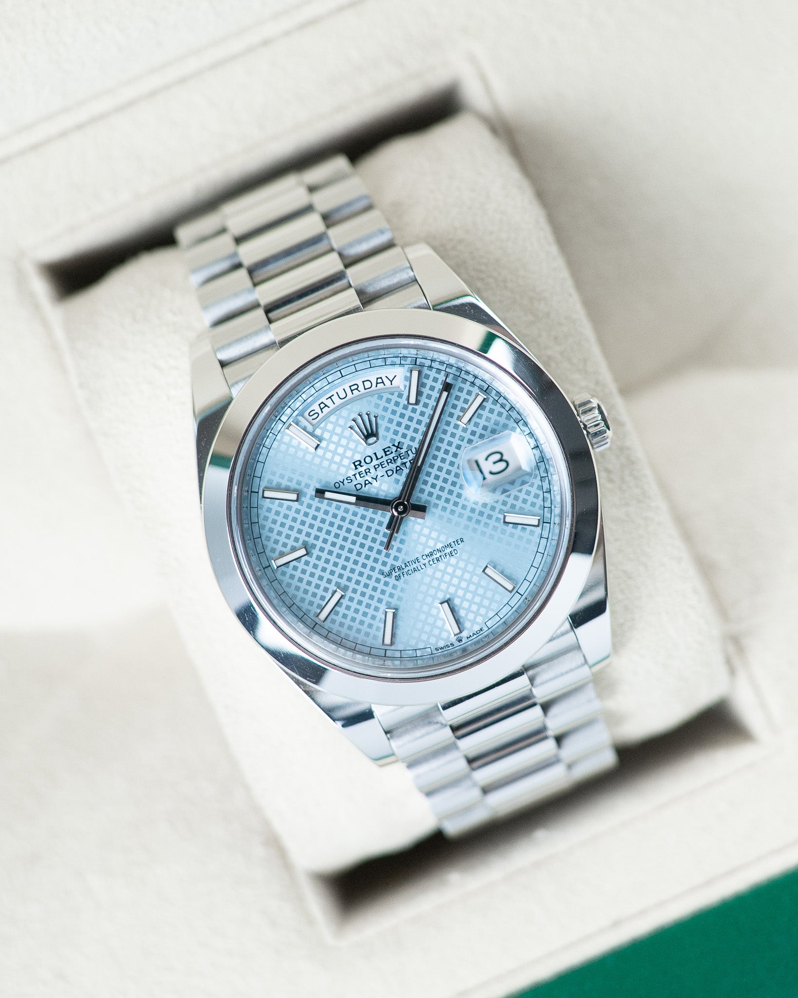 Rolex Day-Date Ice blue Dial