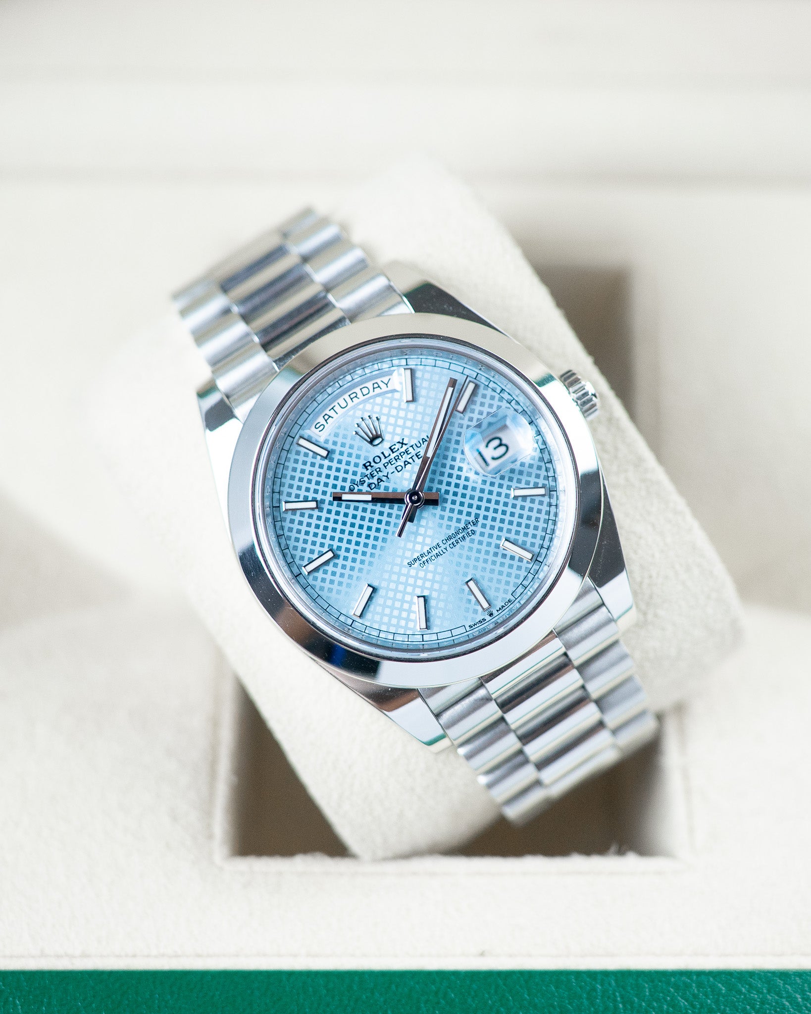 Rolex Day-Date Ice blue Dial