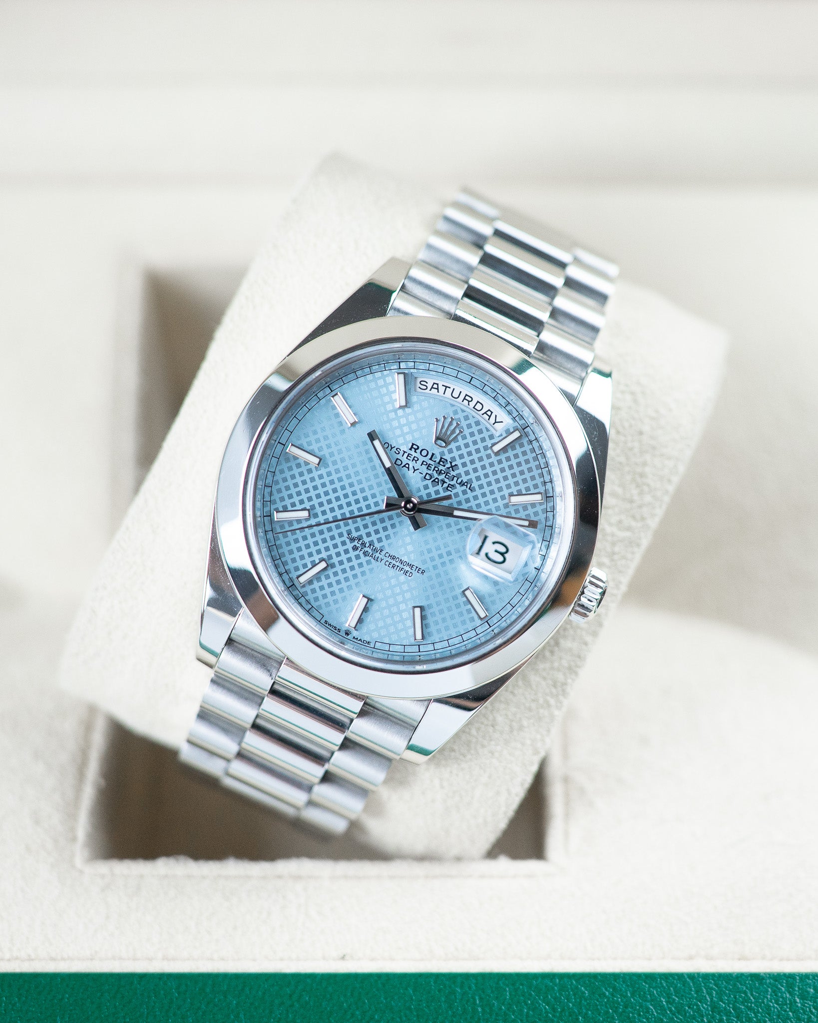 Rolex Day-Date Ice blue Dial
