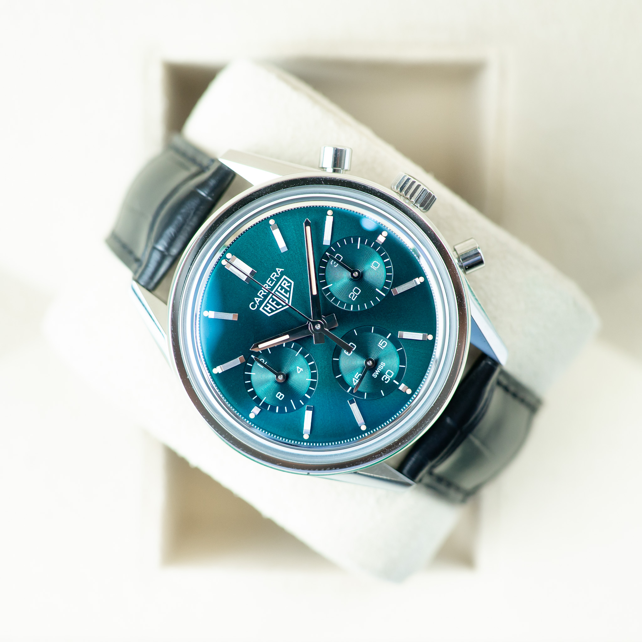 TAG Heuer Carrera Green Special Edition Chronograph Ref.CBK221F.FC6479