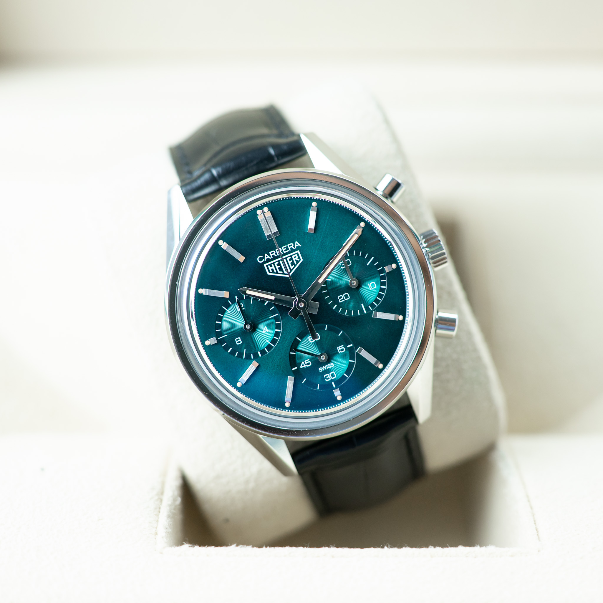 TAG Heuer Carrera Green Special Edition Chronograph Ref.CBK221F.FC6479 - Image 5