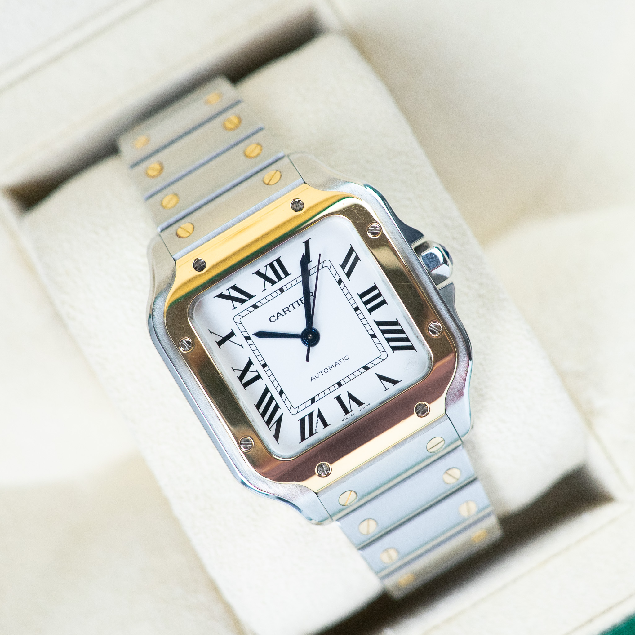Cartier Santos de Cartier Medium Two-Tone Yellow Gold Ref. W2SA0016 - Image 4