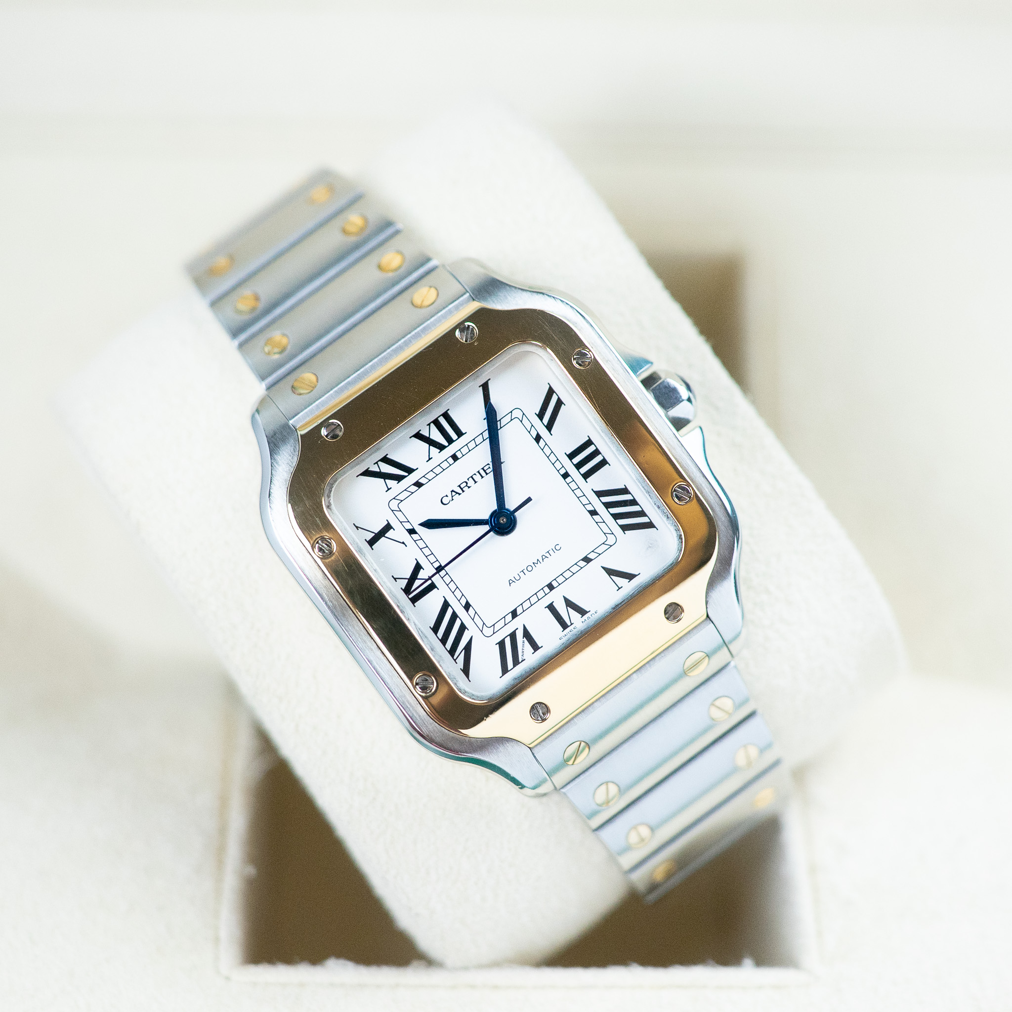 Cartier Santos de Cartier Medium Two-Tone Yellow Gold Ref. W2SA0016 - Image 5