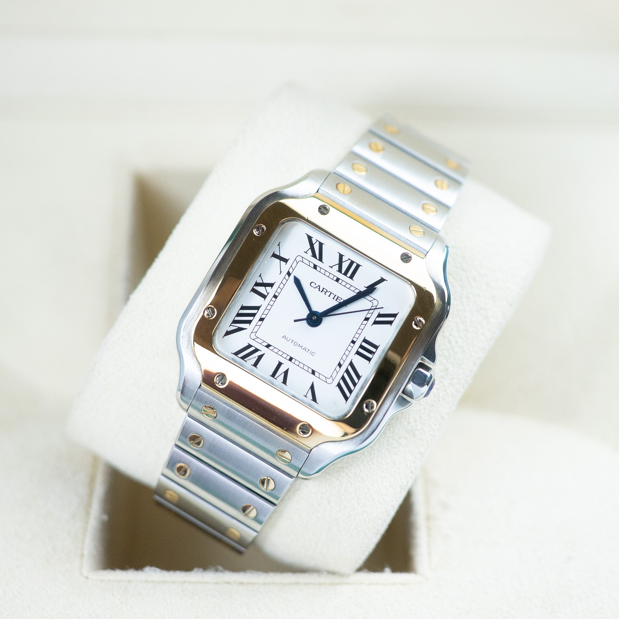 Cartier Santos de Cartier Medium Two-Tone Yellow Gold Ref. W2SA0016 - Image 6